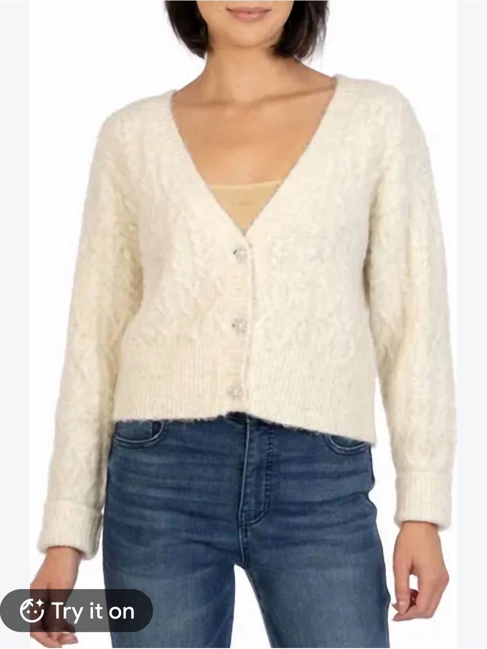 Kut from the Kloth XL V-Neck cardigan